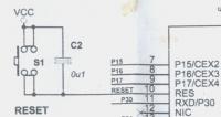 Jak wyprowadzać dane na D0-D7 w asm '51 dla AT89C2051? Przykład kodu