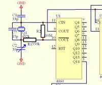 CD-4060 z rezonatorem ceramicznym