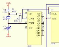 CD-4060 z rezonatorem ceramicznym