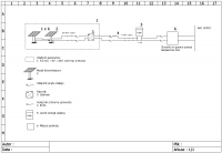 Diagram of a PV installation for installation notification
