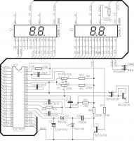 Prosty termometr jednoukładowy z wyświetlaczem LED