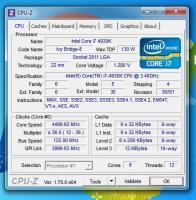 i7 4930K 4.50 GHz - Programy diagnostyczne wskazują 4.25 ghz