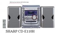 Podłączenie wieży Sharp CD-E110H do TV bez wejść AUX/cinch – jak to zrobić?