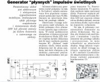 Schemat przyciemniacza żarówki do makiety latarni morskiej - zasilanie solarne