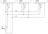 Wiele falowników i jeden potencjometr do nastawy f.