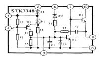 STK7348 schemat wewnetrzny