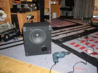 Pierwszy subwoofer na alphardzie LW800 made by lewy 13 lat;)