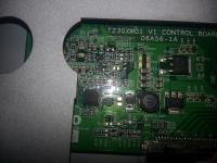 Samsung type-BP23EO model - LE23R81B swarm image with no colors.