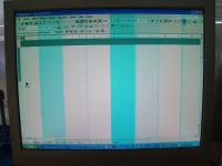 Pasy na monitorze Philips 150S4