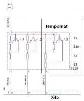 Corsa C 2004 - Tempomat wartości rezystorów