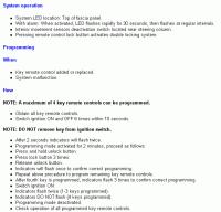 Nissan Terrano II - programowanie pilota.