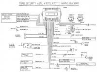 Autoalarm Toad 101CL i schemat