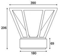 Co to za głośnik 4Om, średn. 38cm?
