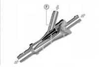 Zatkany wężyk między odmą a zaworem ciśnienia wody