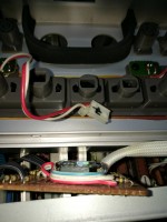 Denon PMA-750 - Wyświetlacz VFD plama-odbarwienie.