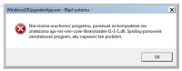 api-ms-win-core-libraryloader-l1-1-1.dll przy upgrade win7 do wim10