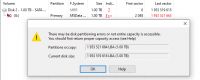 RAW DISK fix MBR partition (previous data HDD as NTFS). DMDE Testdisk