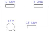 Task - Power on 10Ω Resistor: Calculating Power Dissipation in a Circuit