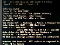 Asus P5B nie rozpoznaje Xeon E5310 po modzie 771 na 775 - BIOS problem