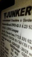 Junkers Cerapur smart -3 - low pressure, use the valve to add water